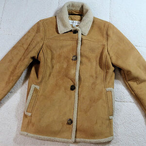 Jones New York Sued leather Burka Jacket Small